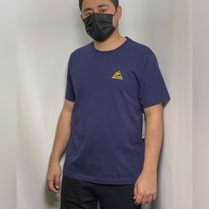 Men's Fila Navy | Gold Short Sleeve Tee Shirt